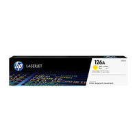 HP 126A Yellow Original LaserJet Toner Cartridge 1 000 pgs