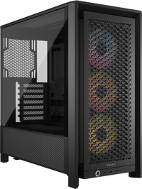Corsair FRAME 4000D RS ARGB Midi-Tower ATX PC Case Black Tempered Glass 3x 120mm Fans