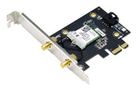 Asus PCE-AX1800 Dual-Band Wi-Fi 6 PCIe Adapter with Bluetooth 5.2 1775 Mbit/s