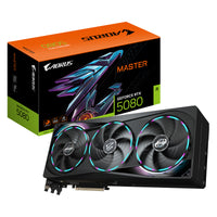 Gigabyte GeForce RTX 5080 AORUS MASTER 16GB GDDR7 PCIe 5.0 Graphics Card