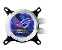 ASUS ROG Strix LC III 360 ARGB LCD White 360mm AIO Liquid CPU Cooler LCD Display 3x120mm Fans AM5 LGA1851 6-Year Warranty