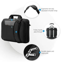 Everki Advance 16in Laptop Briefcase Charcoal