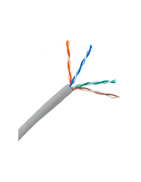 Essential CAT5e Indoor Ethernet Cable 100m Grey CCA UTP Pull Box | CAT5-100-GEN