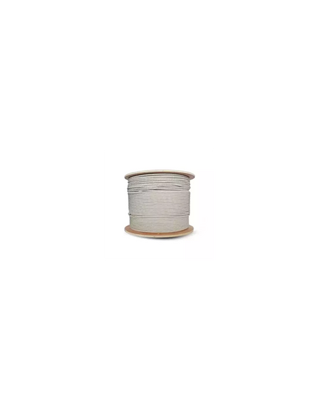 Essential CAT5e Indoor Ethernet Cable 500m Grey Solid Copper UTP Roll | CAT5-500-GEN-SC