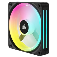 Corsair iCUE LINK LX120 RGB 120mm PWM Fan 3-Pack 480-2400 RPM 63.1 CFM (Black)