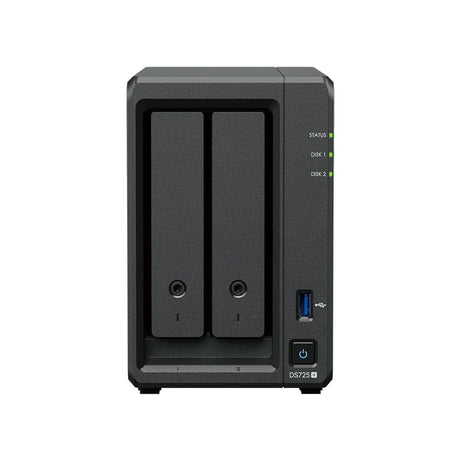 Synology DS725+ 2-Bay NAS AMD Ryzen R1600 4GB ECC DDR4 2.5GbE