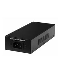 Gigabit Power over Ethernet (PoE) 55V, 1.63Amp 90 Watt (2 x RJ45) & Cord.
