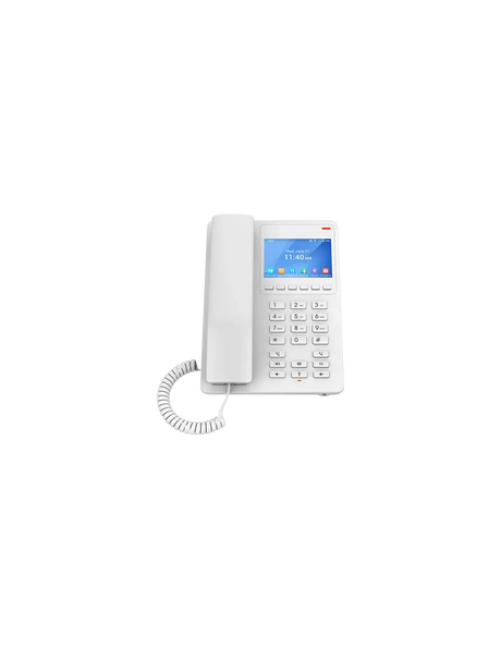 Grandstream 2 Line 3.5'' Color LCD WiFi 6 Hotel Phone White | GHP630W