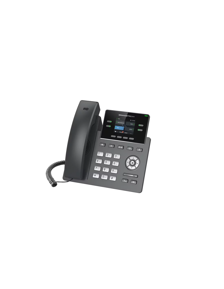 Grandstream 2-Line Carrier Desk Phone, Wi-Fi - PoE