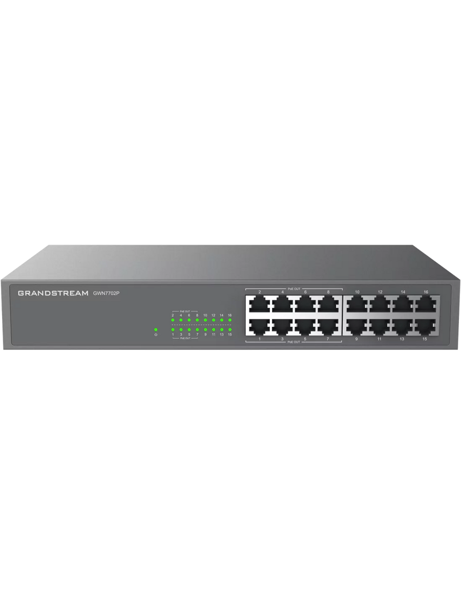 Grandstream Enterprise 16 port Unmanaged GbE Switch | GWN7702