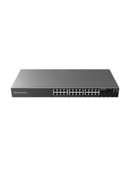 Grandstream Enterprise L2 24 port Managed GbE PoE+ Switch 370W | GWN7803P