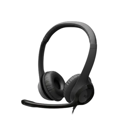 Logitech H390 USB Stereo Headset with Noise-Cancelling Mic