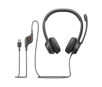 Logitech H390 USB Stereo Headset with Noise-Cancelling Mic