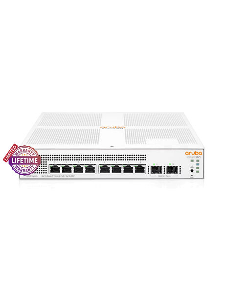 HPE Networking Instant On 1930 2SFP 8 Port 124W Switch | ARU-IO-SW19308G-124W