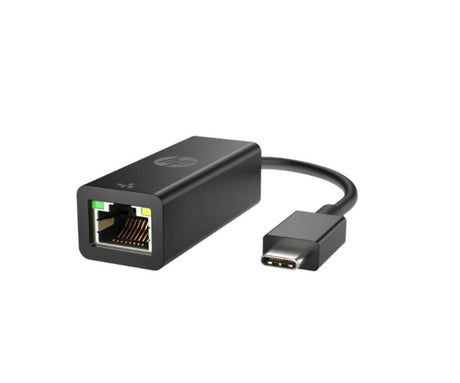 HP Tripp Lite USB-C to RJ45 Gigabit Ethernet Adapter Black Plug-and-Play