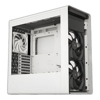 HAVN BF 360 Flow E-ATX Mid Tower Gaming PC Case Tempered Glass White GPU Air Guide Dual 180mm Fans