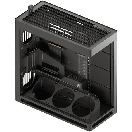 Aerocool HAVN HS 420 VGPU Edition EATX PC Case Black Adjustable GPU Bracket