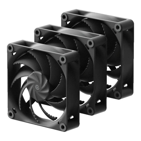 HAVN H12 120mm PWM Case Fan Black Triple Pack Fluid Dynamic Bearing