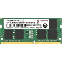 Transcend JetRam 32GB DDR4 2666MHz SO-DIMM Notebook Memory