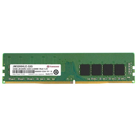 Transcend JetRam 32GB DDR4 3200MHz DIMM Desktop Memory