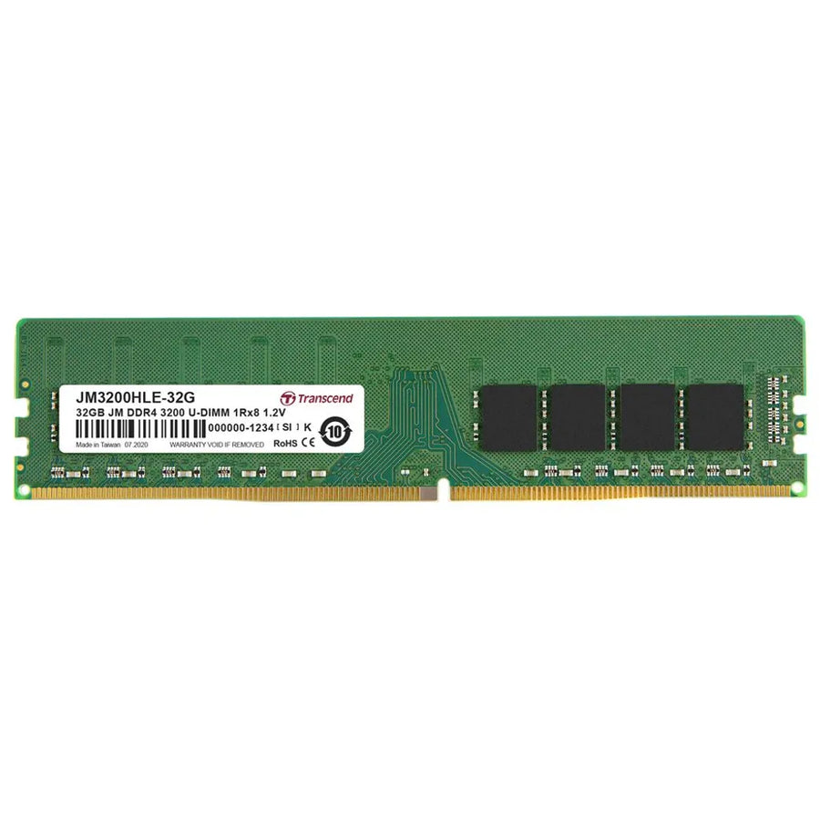 Transcend JetRam 32GB DDR4 3200MHz DIMM Desktop Memory