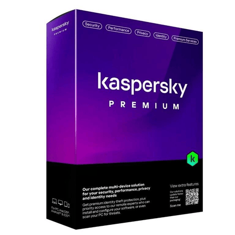 Kaspersky Premium + Customer Support 5-Device 1 year Base Download Pack - South African Edition