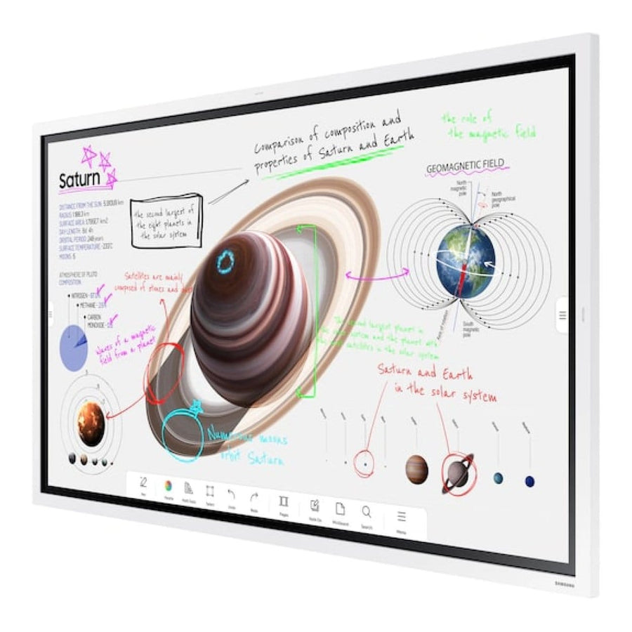 SAMSUNG 55'' FLIP CHART 4.0 4K UHD; 16/7 USAGE; 350NIT BRIGHTNESS