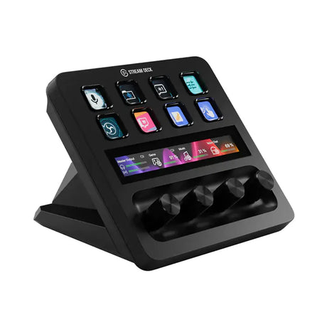 Elgato Stream Deck Plus XLR Dock 8 LCD Keys Studio Grade Preamp XLR Microphone Input