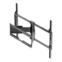 RCT Ultra-Slim Full-Motion TV Wall Mount 50 to 100-inch 65kg Capacity Tilt Swivel Extend Retract Cable Management Matte Black