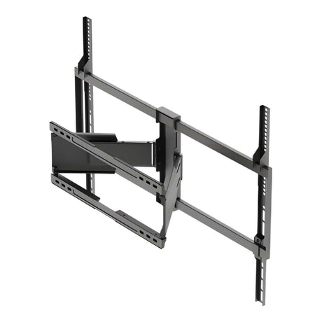 RCT Ultra-Slim Full-Motion TV Wall Mount 50 to 100-inch 65kg Capacity Tilt Swivel Extend Retract Cable Management Matte Black