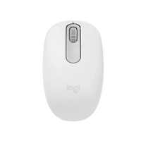 Logitech M196 Bluetooth Mouse 1000 DPI 12-Month Battery 3 Buttons (White)