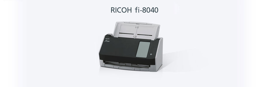 Ricoh fi-8040 A4 40ppm/80ipm Duplex ADF  USB3.2 (RJ-45) Workgroup Desktop Scanner Figure8 power cable required