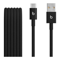 Beats USB-A to USB-C Woven Cables (1.5 m) - Bolt Black (2-Pack)