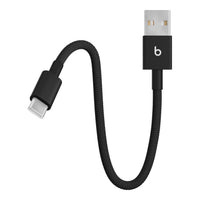 Beats USB-A to USB-C Woven Short Cable (20 cm) - Bolt Black