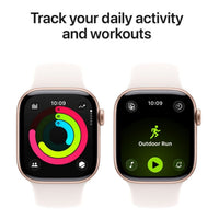 Apple Watch Series 11 GPS 42mm Rose Gold Aluminium Case with Light Blush Sport Band - M/L,Model A3331