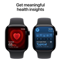 Apple Watch Series 11 GPS 46mm Jet Black Aluminium Case with Black Sport Band - M/L,Model A3333