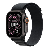Apple Watch Ultra 3 GPS + Cellular 49mm Black Titanium Case with Black Alpine Loop - Medium,Model A3281