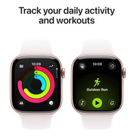Apple Watch Series 11 GPS + Cellular 42mm Rose Gold Aluminium Case with Light Blush Sport Band - M/L,Model A3335