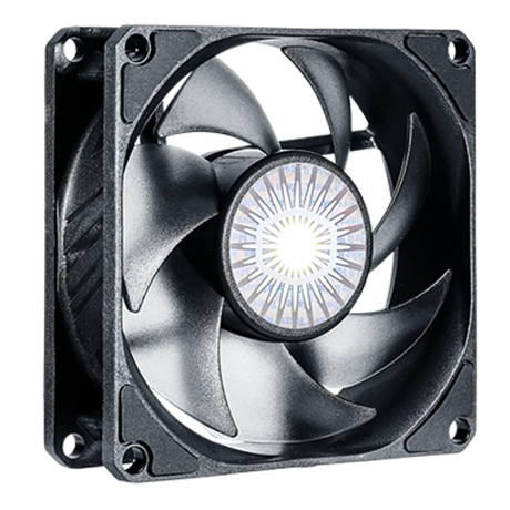 Cooler Master SickleFlow 80mm PWM Case Fan with Rifle Bearing (Black)
