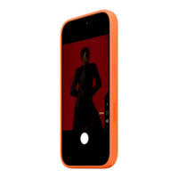 iPhone 17 Pro Silicone Case with MagSafe - Orange,Model A3559