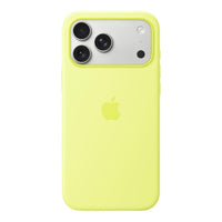 iPhone 17 Pro Max Silicone Case with MagSafe - Neon Yellow,Model A3560
