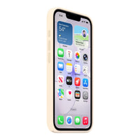 iPhone 17e Silicone Case with MagSafe - Vanilla,Model A3646