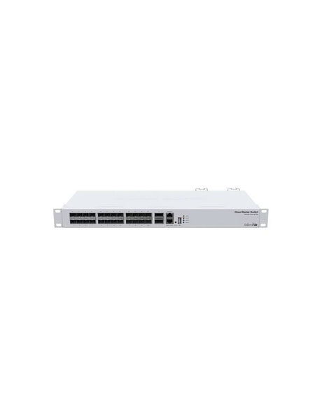 MikroTik Cloud RouterSwitch 24Port SFP+ 2Port QSFP | CRS326-24S+2Q+RM - 24