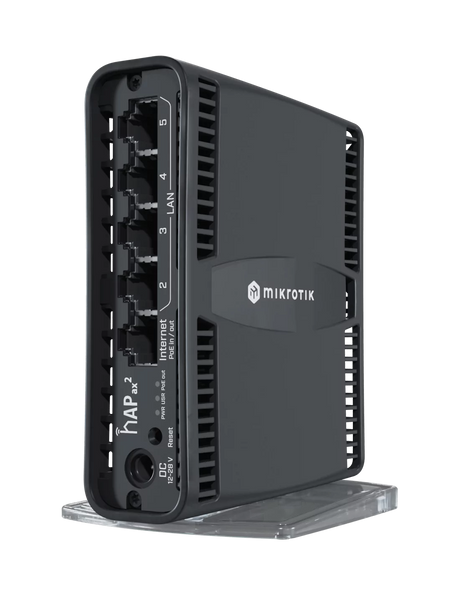 MikroTik hAP ax2 5 Port Gigabit 1800Mbps WiFi 6 Router | MT-RBHAP-AX