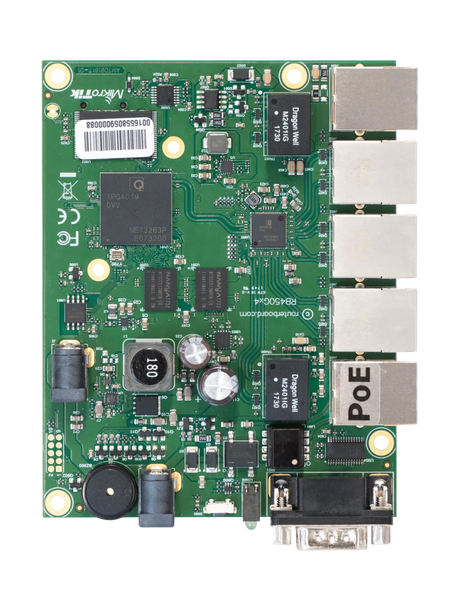 MikroTik RouterBOARD 450Gx4 with 5 GB LAN ports and 1 microSD slots *No Enclosure
