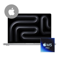 14-inch MacBook Pro: Apple M5 Pro chip with 15-core CPU and 16-core GPU, 24GB, 2TB SSD - Silver,Model A3426
