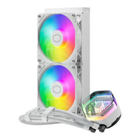 Cooler Master MasterLiquid 240 ATMOS 240mm AIO Liquid CPU Cooler RGB (White)