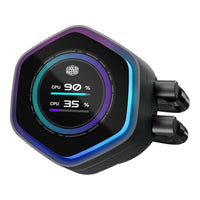Cooler Master MasterLiquid Atmos II 360 AiO CPU Cooler LCD Display ARGB Black LGA1851 AM5