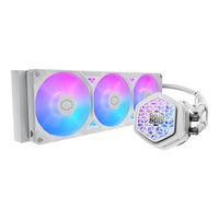 Cooler Master MasterLiquid Atmos II 360 AiO CPU Cooler with VRM Fan ARGB White LGA1851 AM5