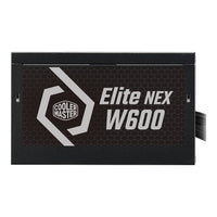 Cooler Master Elite NEX White 600W 80 PLUS ATX PSU Black Mesh Cable